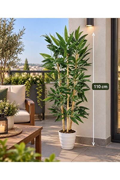 ROZMAR 110 Cm Extra Büyük Balkon Teras Salon Antre Ağacı