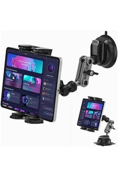 Generic Tablet Mount for Truck, Heavy Duty Super Suction Cup/Adhesive Base Ca...