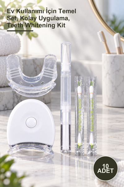Yenilig 10 Piece Teeth Whitening Kit – Essential Set for Home Use, Easy Appli...
