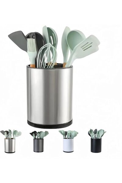 LBMT kitchen Utensil Holder, Extra Large 360 Degree Rotating For Counter Orga...