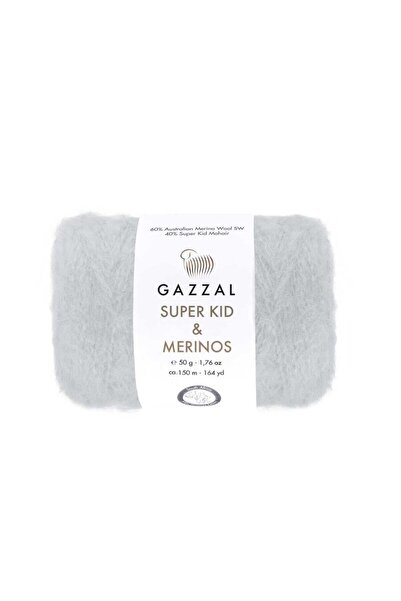 Gazzal Super Kid Merinos Merino Wool Mohair Knitting Yarn 50 Gr 150 m – 1 Pie...