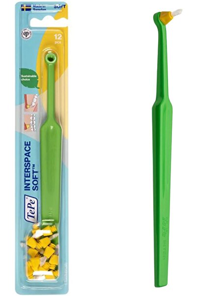 tepebaşıspor TePe Interspace, Soft, Assorted Colours, 1pc Brush, 12pcs Heads