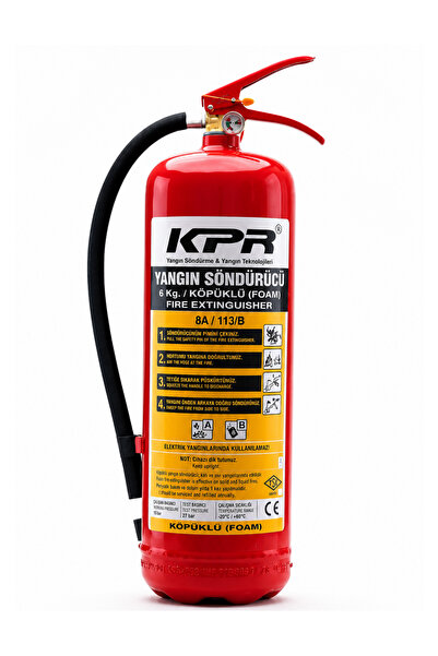 KPR YANGIN Yangın söndürme cihazı 6 KG Foam Köpüklü