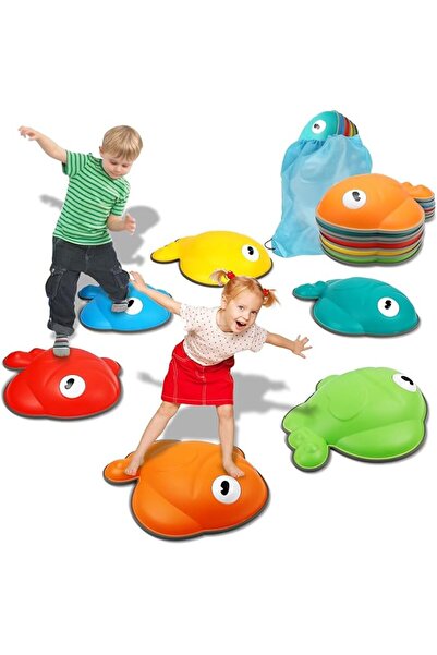 THE WHITE SHOP Balance Board, 6-Piece TPE Stepping Stones for Active Kids