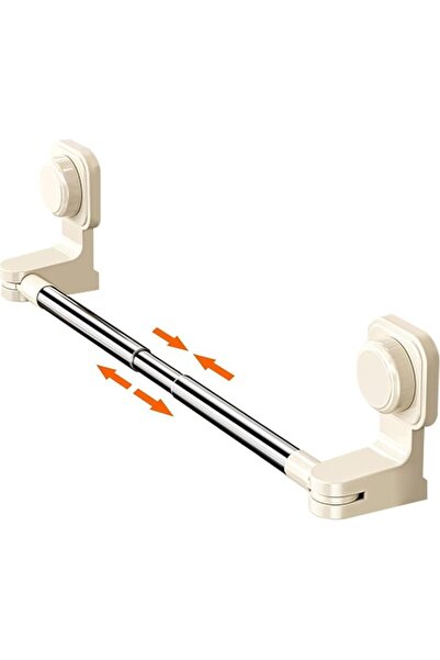 Tazweeq Suction Cup Towel Bar, Extendable 12-24 Inch Adjustable Towel Rack, N...