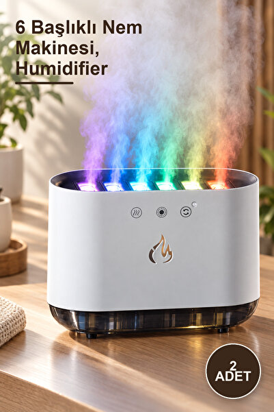 Yenilig 2 Air Humidifiers – 6-Head Humidifier, Humidifier