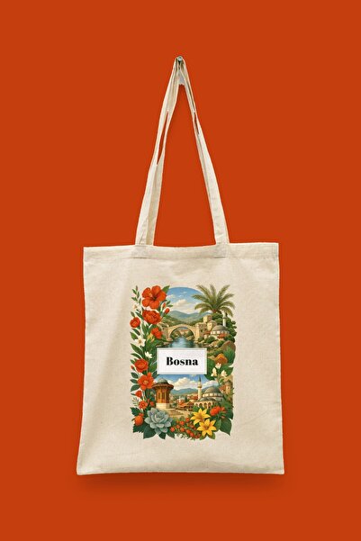 Bi Dünya Haber Ümmet Geography Series 20 - Bosnia Islamic Series Tote Bag Pri...