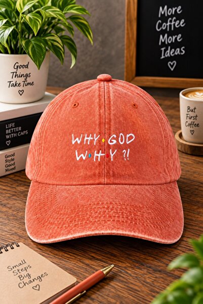 barsdepo Why God Why? Embroidered Hat Unisex |   Gothic Design Baseball Cap |...