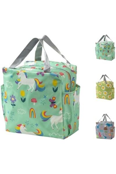 TERRIFI Insulated Lunch Bag 25cm – Foldable Reusable Cool Bag – Thermal Food ...