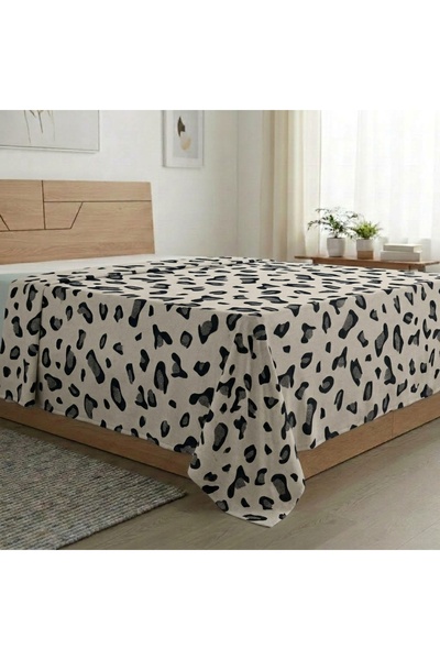 INTER Z Flat Sheet Cotton Fabric Non-Elastic Sheet (3 Different Sizes - 13 Di...
