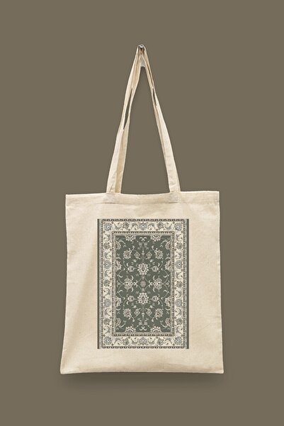 Bi Dünya Haber Ethnic Pattern Series 11 - Vaveyla Islamic Series Tote Bag Pri...
