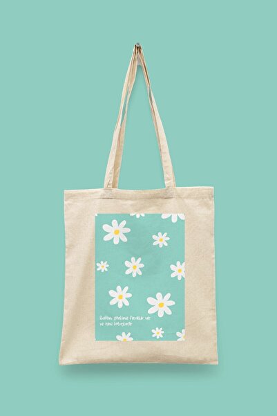 Bi Dünya Haber My Lord, Give Me Peace of Mind Islamic Series Tote Bag Printed...