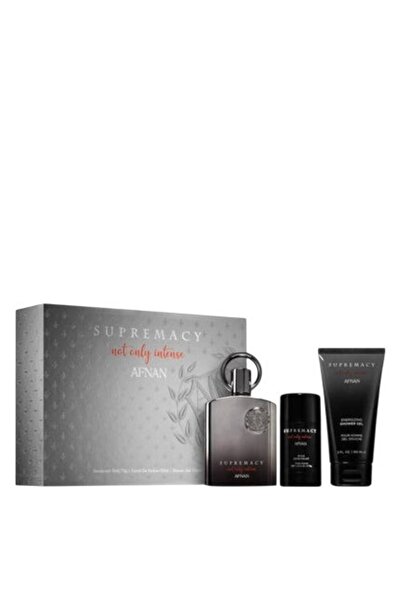 Afnan Supremacy Not Only Intense Set – Apă de parfum 100 ml + Gel de duș 150 ...