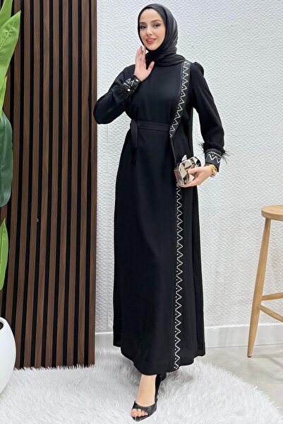 Lamia Giyim Busem Siyah Elbise