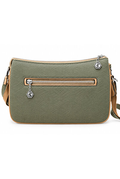 Silver Polo Silver & Polo Sp818 Women's Crossbody Bag Honeycomb L.Khaki-Camel