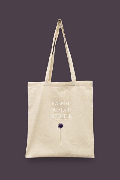 Bi Dünya Haber My Lord, I Hear Your Prayers Islamic Series Tote Bag Printed C...