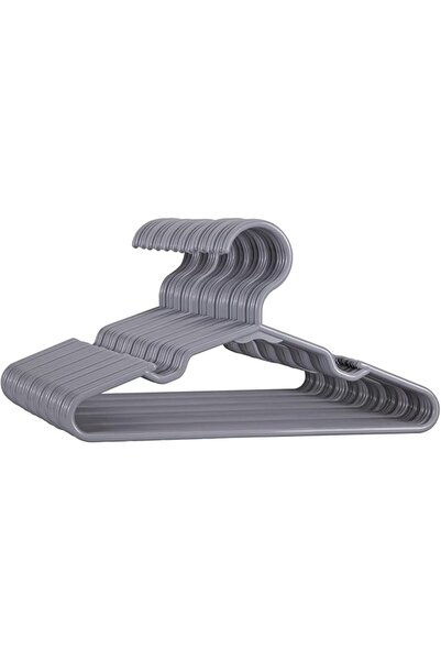 ATOBART 60 Pack Kids Hangers, Grey Baby Clothes Hangers for Newborn to Toddler