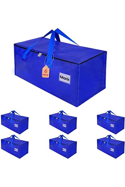 GENERAL Moving Bags 6 Pack,Organizing Bags Handles Storage For Space Saving C...