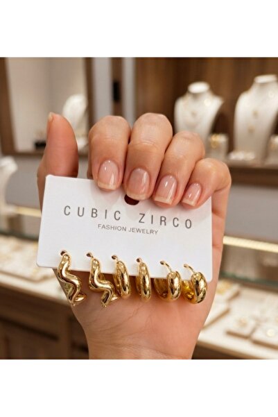studyosercan2 Hoop Earrings with Set