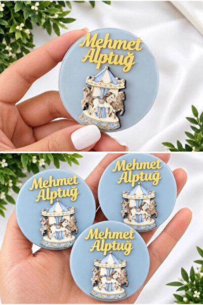 RetroLazer Atlı Karınca Figürlü Pleksi Doğum günü Magnet Hediyelik (15 adet) ...