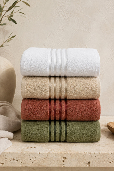 Casnack Duru 4-Piece Towel Set 50X90 cm