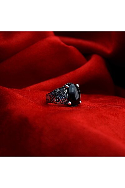 BlackCraft Glazed Tulip Pen Craftsmanship Men's Ring