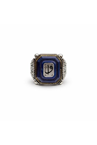 BlackCraft Knitted Triangle Patterned Ring
