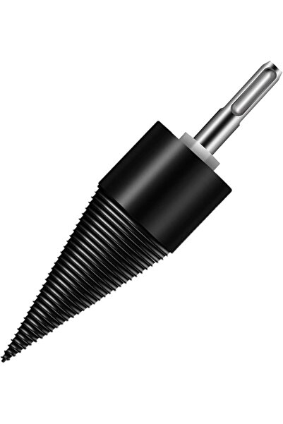 EACAM Firewood Chop Drill Bit Wood Splitting Tool Cone Log Splitters Electric...