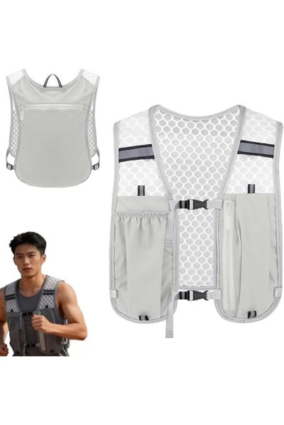 AHLAN Running Vest for Women Men, Lightweight Stable Bladder Phone Bag, Breat...