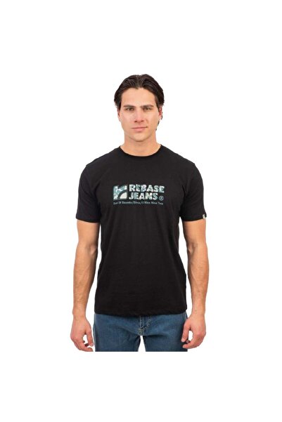 REBASE Ανδρικό T-shirt RTS-9013-BLACK
