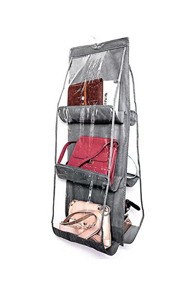 Hanayo Hanging Purse Organizer For Closet Clear Handbag Organizer For Purses