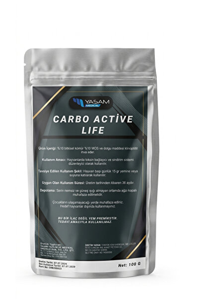 Aktif Kömür 100 Gr - Carbo Active Life