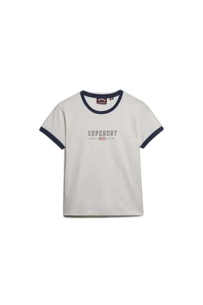SUPERDRY ΓΥΝΑΙΚΕΙΟ D2 OVIN ATH ESS ΓΡΑΦΙΚΟ RINGER TEE