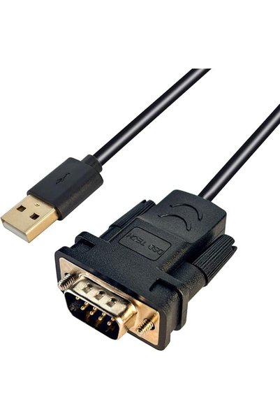 DSDST كابل محول USB إلى RS232 DB9 من DSD TECH SH-RS232A مع شريحة FTDI FT232 ل...