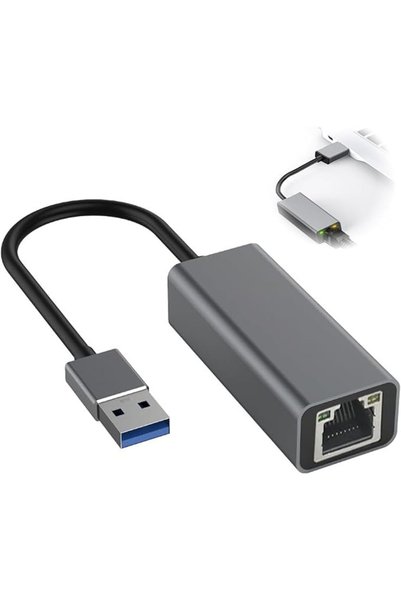 LAXDAMRE محول USB إلى إيثرنت، محول شبكة USB 3.0 إلى جيجابت RJ45، محول عالي ال...