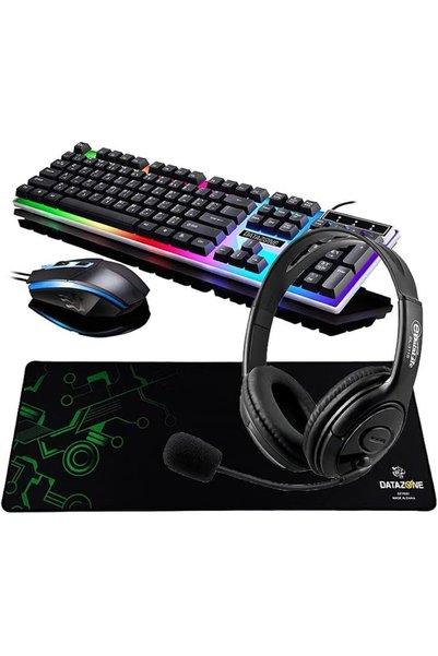 Datazone G21 Gaming Keyboard and Mouse (Black), Gaming Headset 311i( Black), ...