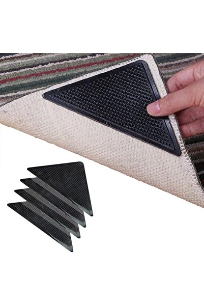 Generic 16 Pieces Triangular Rug Corner Grippers - Double Sided Rug Tape for ...