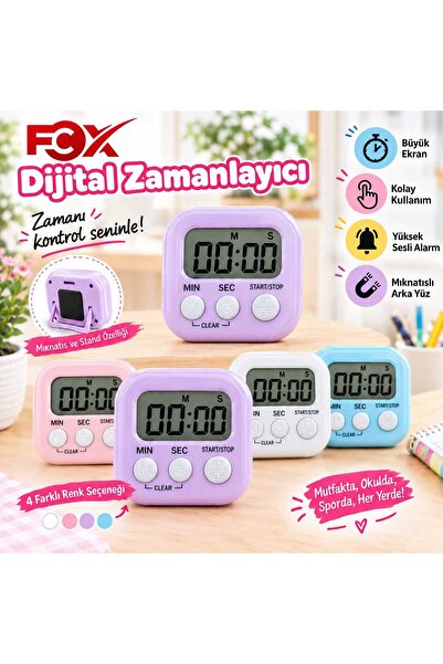 ŞİMŞEK KIRTASİYE BİJUTERİ Kronometreli Ders Çalışma Saati -Dijital Kronometre...