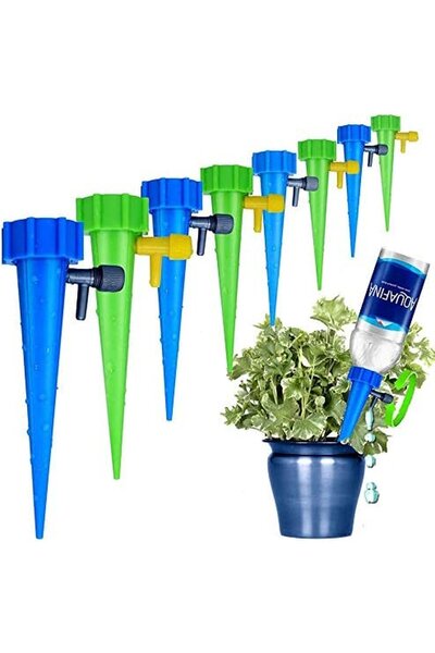Noonedibs Usturoi de irigare automata pentru plante – 12 bucati, debit reglab...