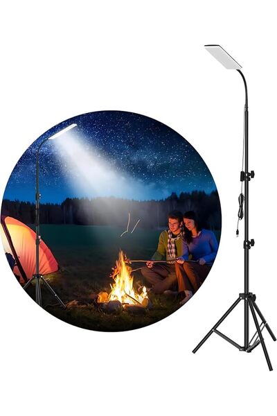 West Biking Outdoor Camping Light 10W – Adjustable Height (90cm to 180cm), 36...