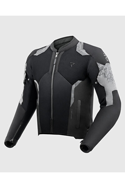 Rebelhorn Jax Black Gray Motorcyclist Jacket
