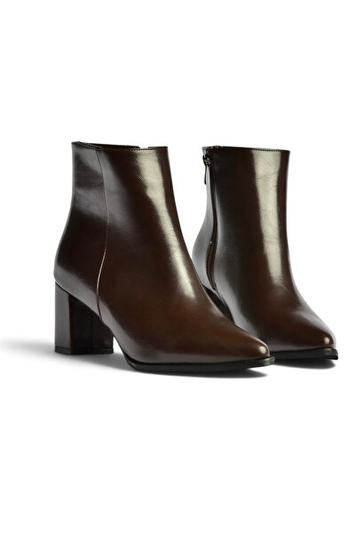 Fox Shoes Z480052960 Brown Rustic Thick Heeled Classic Women's Boots