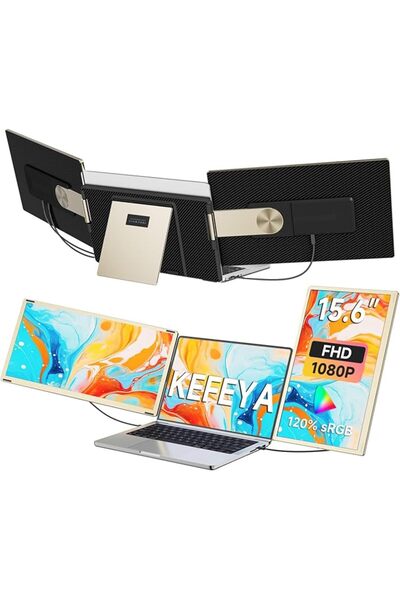 KEFEYA Laptop Screen Extenders, Plug-Play IPS Portable Monitor for Laptops 15...