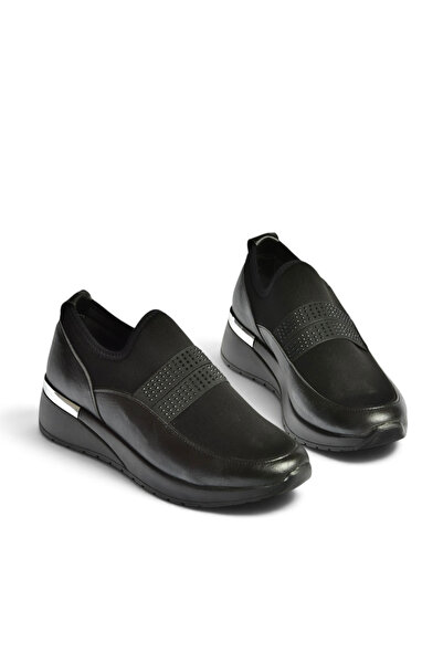 Fox Shoes Z301144504 Black Fabric Casual Women's Shoes