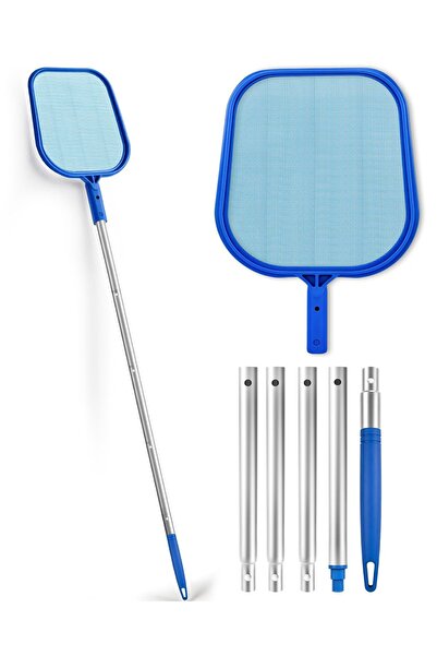 Noonedibs Plasa De Curățare Pentru Piscina 155 Cm Cu Plasă Fină - Pentru Alge...