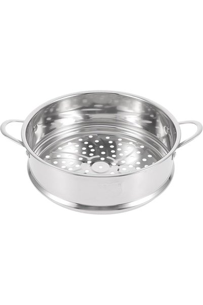 TERRIFI 20cm Stainless Steel Steamer Insert Basket with Handle – Durable Mult...