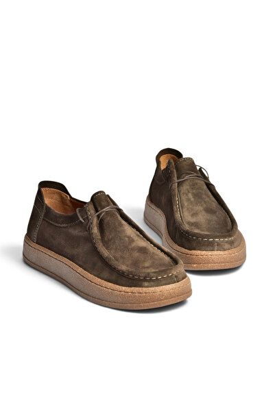 Fox Shoes V999646461 Brown Genuine Leather Suede Women's Shoes