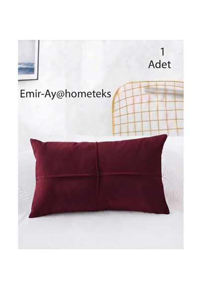 Emir-Ay@hometeks Kapitone Çizgili Kırlent Kılıfı , Yastık Kılıfı ( leke tutma...
