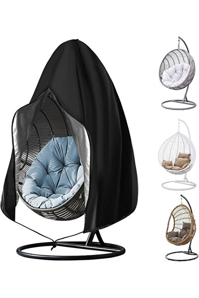 SKY TOUCH SKY-TOUCH Hanging Egg Chair Cover, 230*200cm 210D Oxford Fabric Swi...