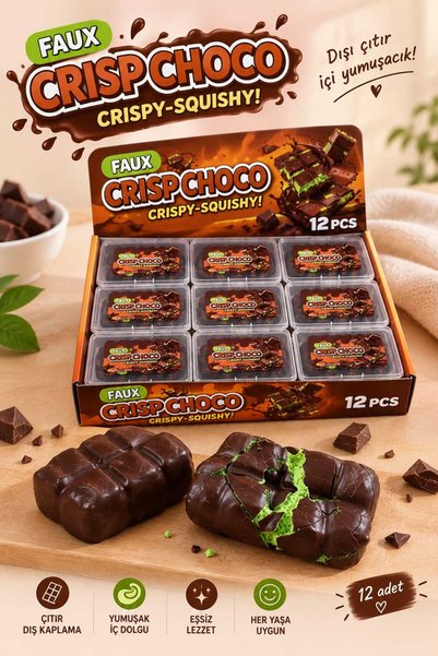 SHAMİRA Crısp choco sukuşi çıtır dubai çikolata sukuşi 1 adet kırılan çikolat...